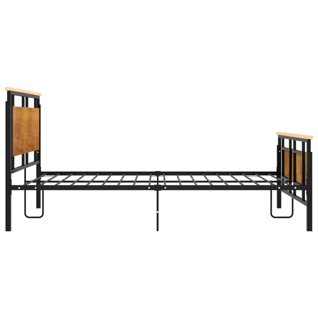 Estructura de cama sin colchón metal 140x200 cm vidaXL