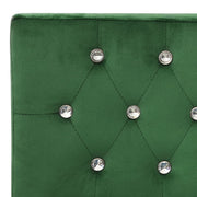 Dark green velvet bench 110 cm V9619 Vetonek
