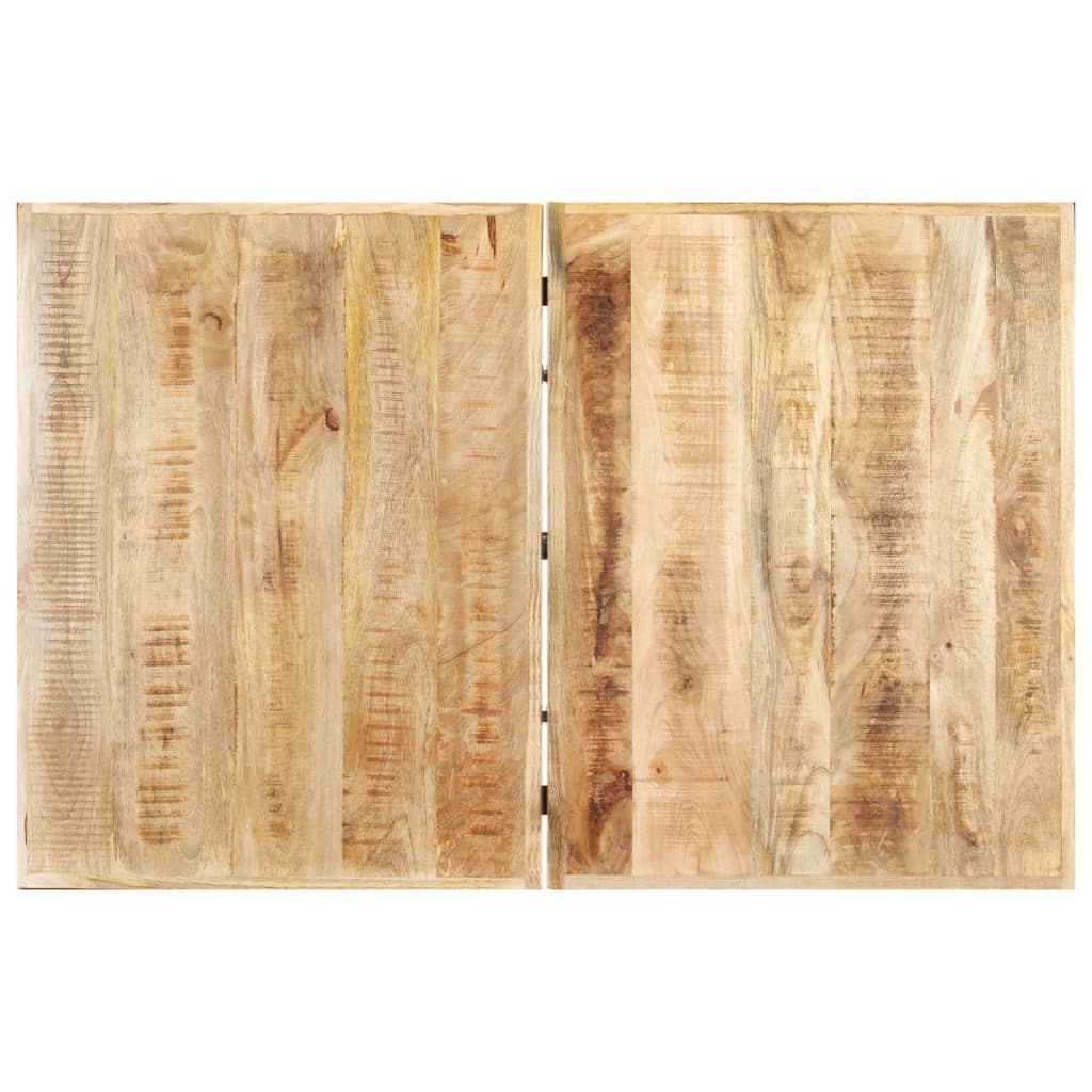 Mesa de centro de madera maciza de mango 142x90x42 cm