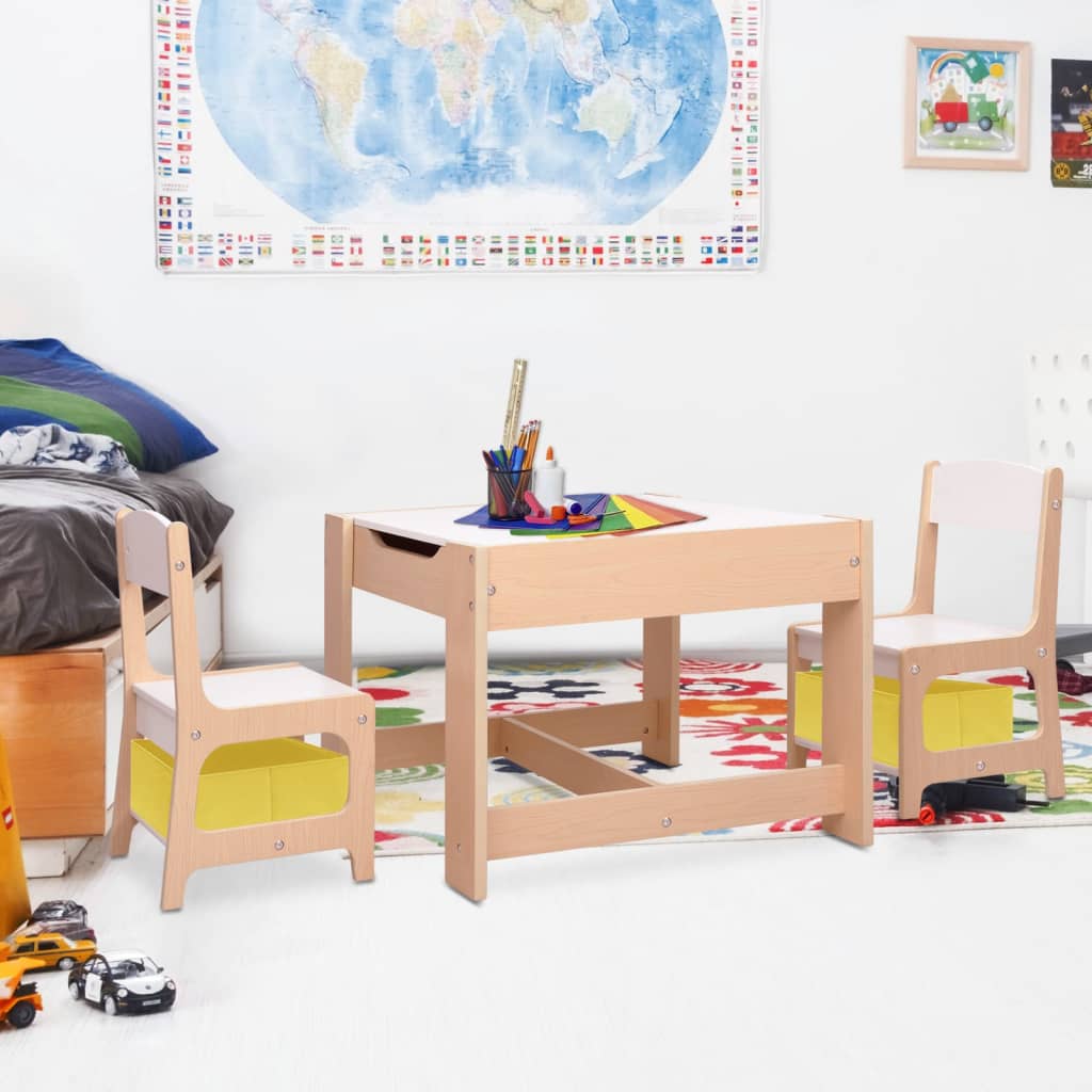 Vetonek Mesa infantil con 2 sillas MDF