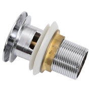 Desagüe de empuje función desbordamiento cromado 6,4x6,4x9,1 cm V4450 Vetonek