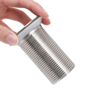 Desagüe empuje sin función desbordamiento cromado 6,4x6,4x9,1cm v4504 - Vetonek