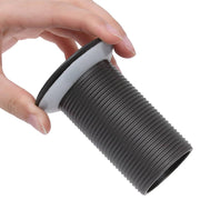 Desagüe de empuje sin función desbordamiento gris 6,4x6,4x9,1cm - Vetonek