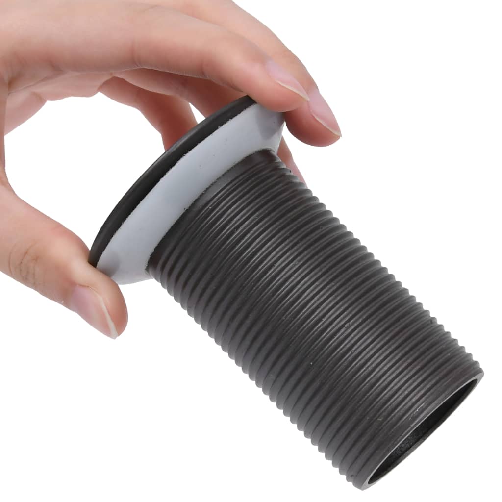 Desagüe de empuje sin función desbordamiento gris 6,4x6,4x9,1cm - Vetonek