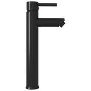 Grifo mezclador de cuarto de baño negro 12x30 cm v4788 - Vetonek