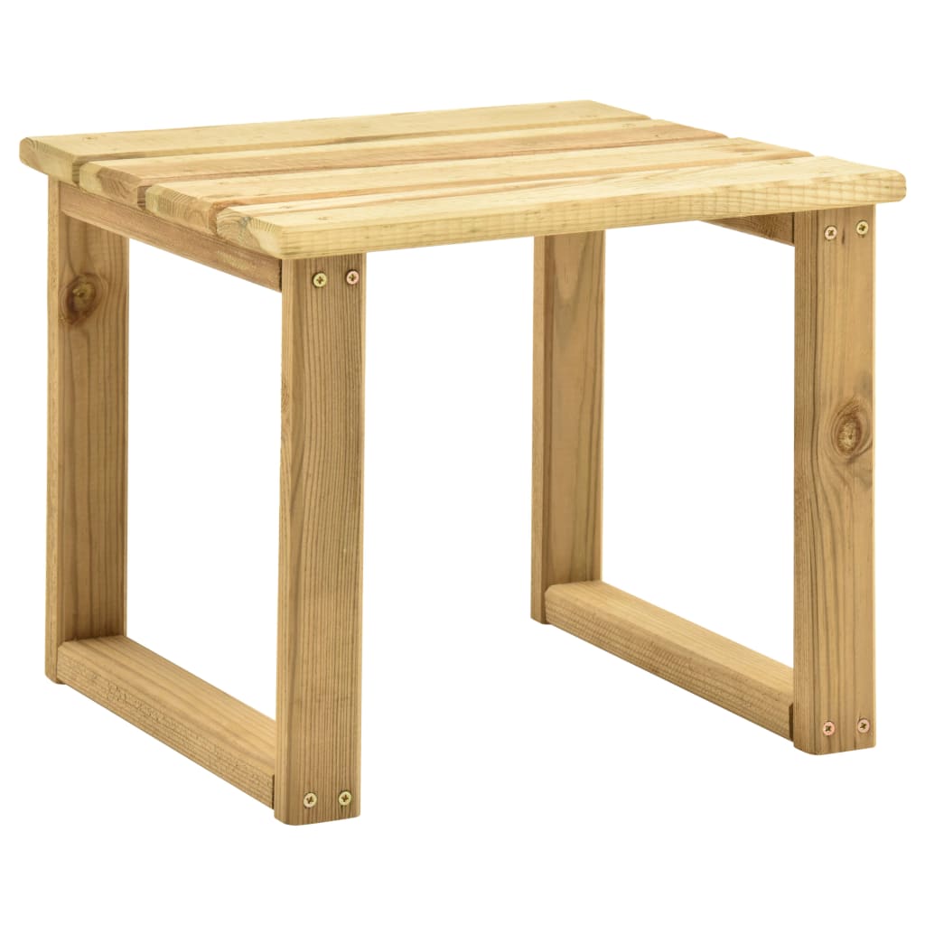 Vetonek Mesa de tumbona madera de pino impregnada 30x30x26 cm