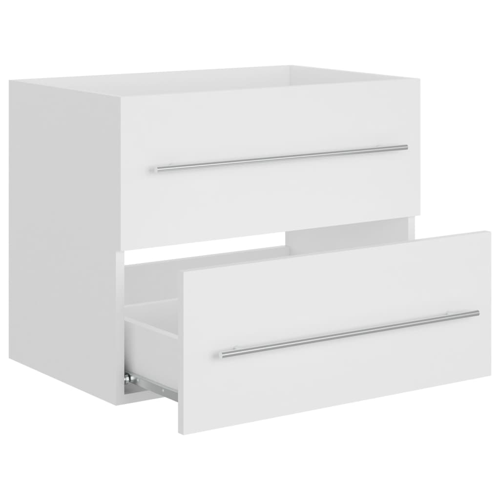 Mueble de lavabo madera de ingeniería blanco 60x38,5x48 cm - Vetonek