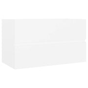 Mueble de lavabo madera de ingeniería blanco 80x38,5x45 cm v0665 - Vetonek