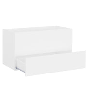 Mueble de lavabo madera de ingeniería blanco 80x38,5x45 cm v0665 - Vetonek