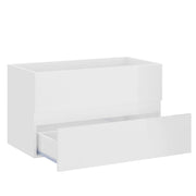 Mueble de lavabo madera de ingeniería blanco 80x38,5x45 cm v0726 - Vetonek