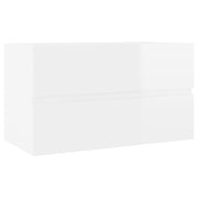 Mueble de lavabo madera de ingeniería blanco 80x38,5x45 cm v0726 - Vetonek