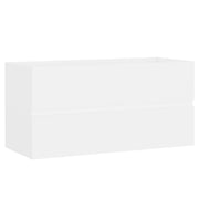Mueble de lavabo madera de ingeniería blanco 90x38,5x45 cm v0757 - Vetonek
