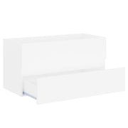 Mueble de lavabo madera de ingeniería blanco 90x38,5x45 cm v0757 - Vetonek
