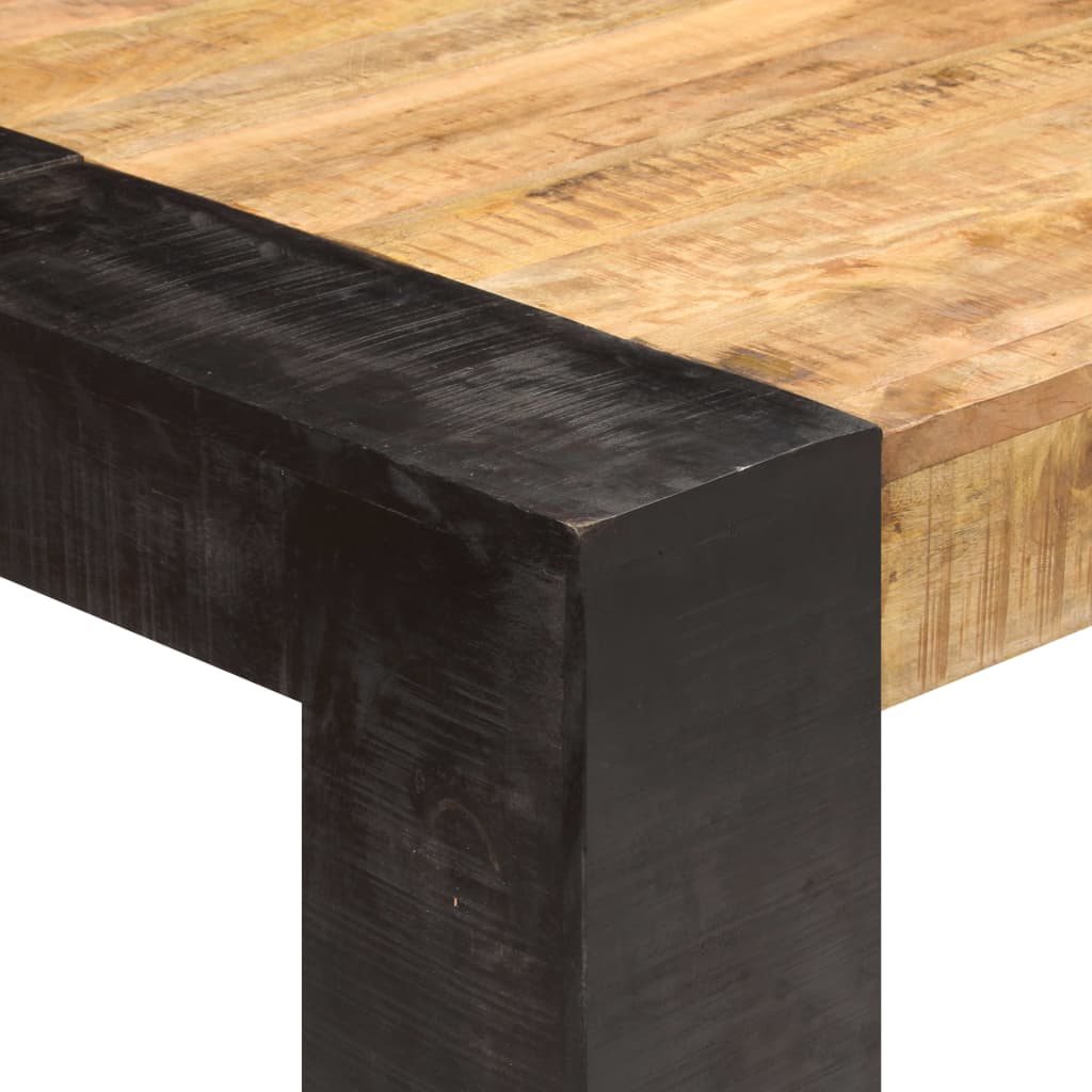 Mesa de comedor de madera maciza de mango 180x90x76 cm vidaXL