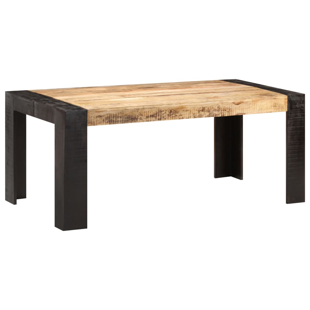 Mesa de comedor de madera maciza de mango 180x90x76 cm vidaXL