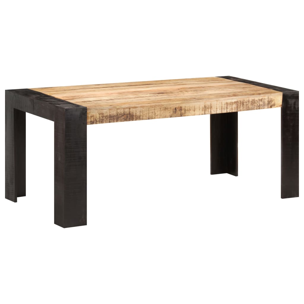 Mesa de comedor de madera maciza de mango 180x90x76 cm vidaXL