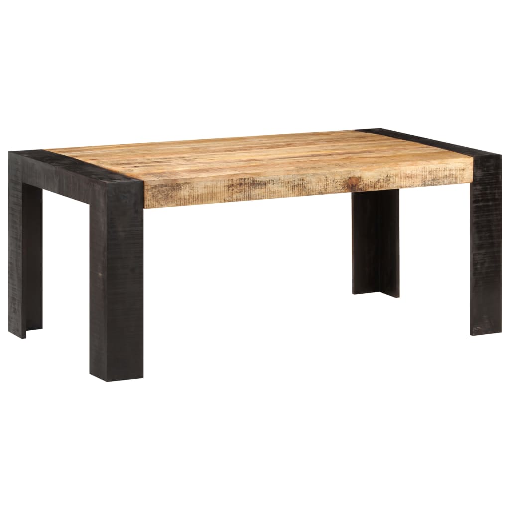 Mesa de comedor de madera maciza de mango 180x90x76 cm vidaXL