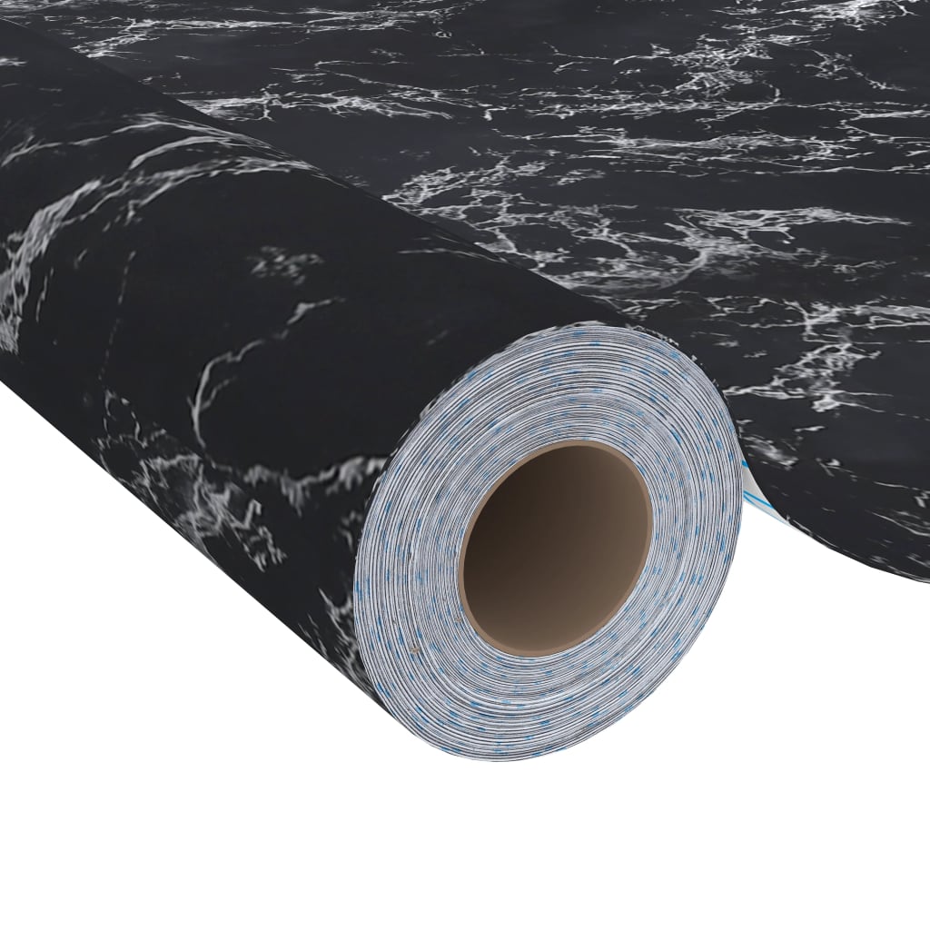 Self -adhesive sheets PVC Black Stone 500x90 cm