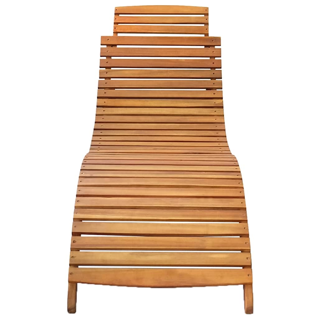 Garden Loom with solid wood cushion of acacia