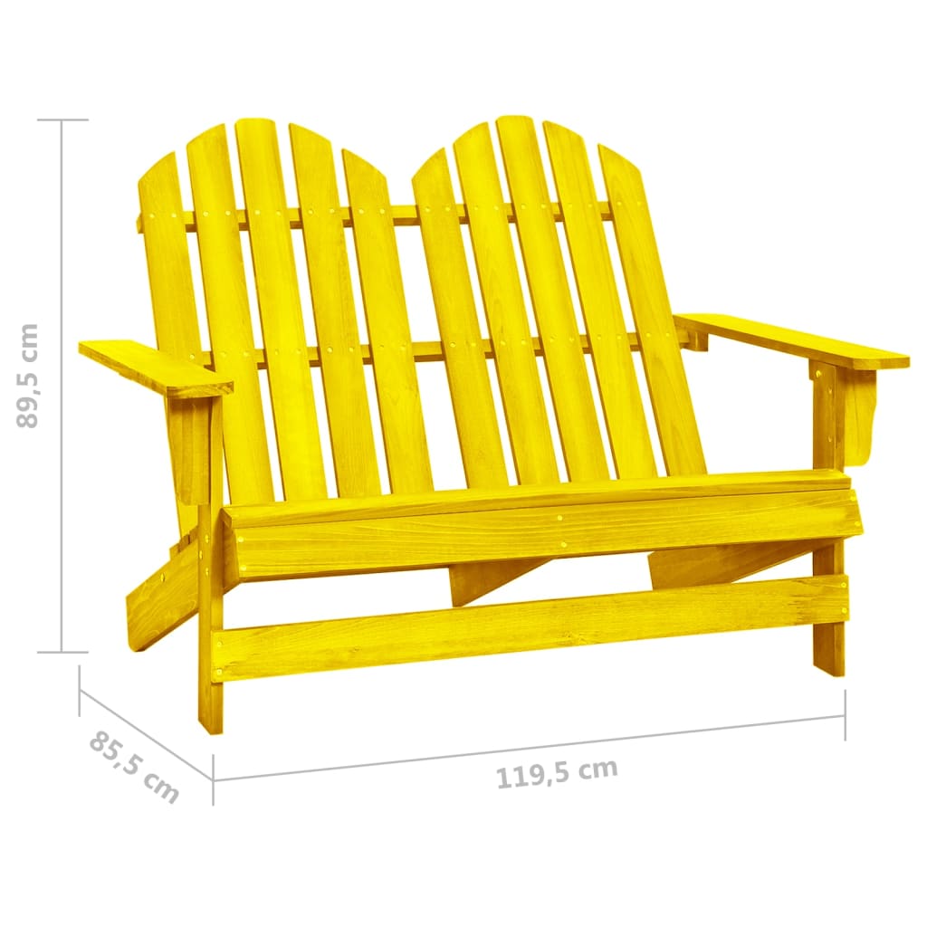 Lorategia Adirondack Aulkia 2 Horia izeia Egurra