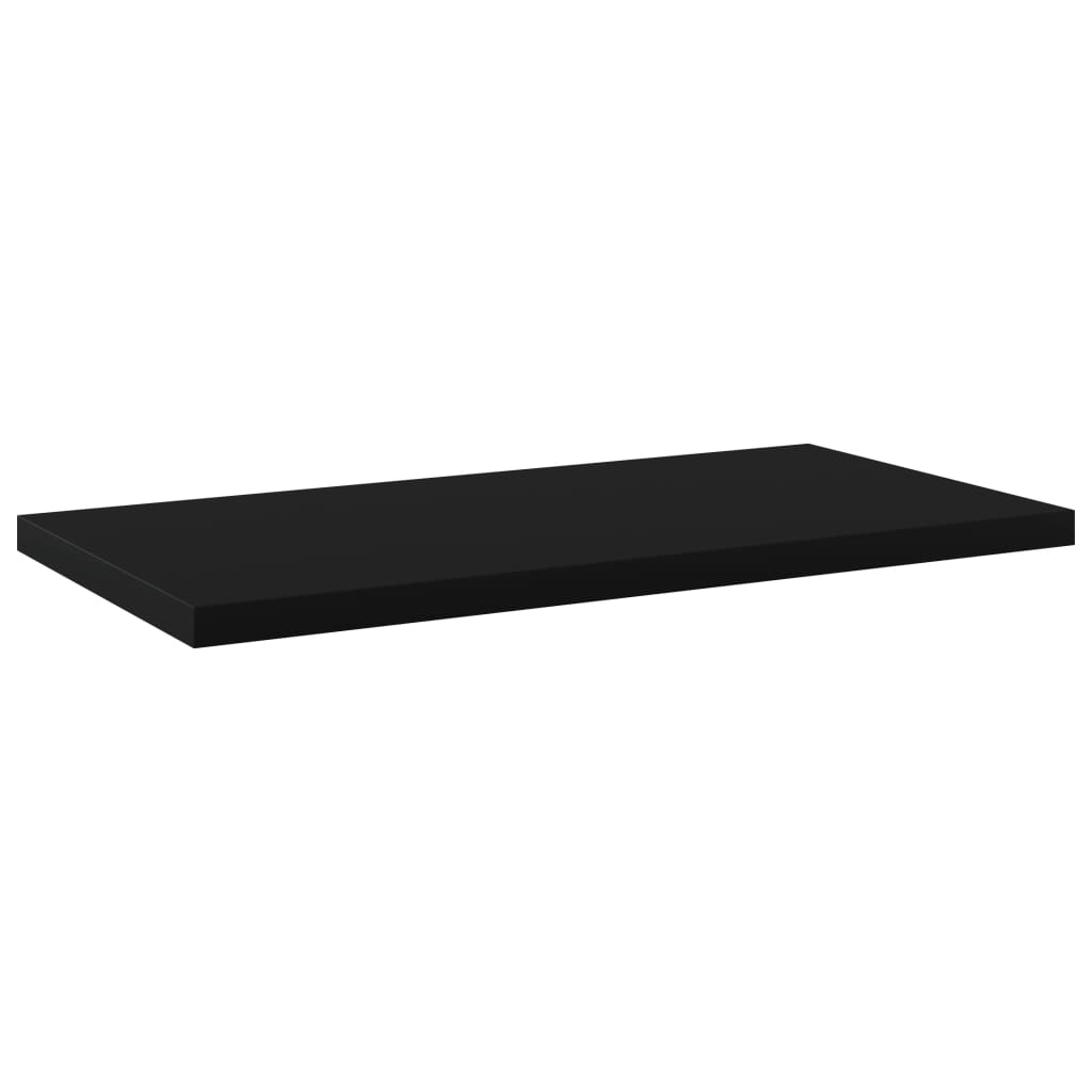 Estantes para estantería 8 uds negro 40x20x1,5 cm vidaXL