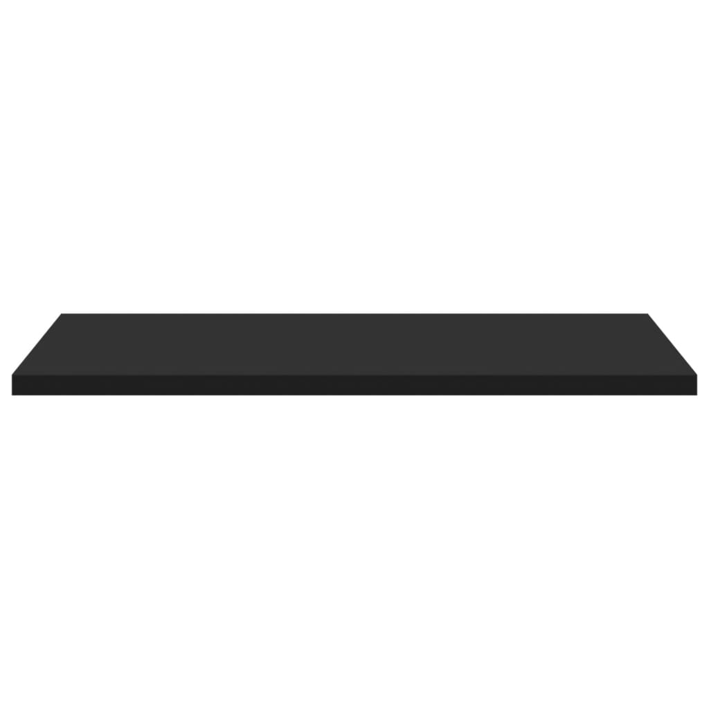 Estantes para estantería 4 uds negro 40x50x1,5 cm vidaXL