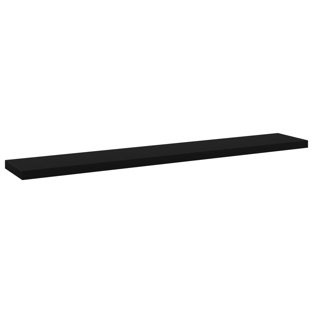 Estantes para estantería 8 uds negro 60x10x1,5 cm vidaXL