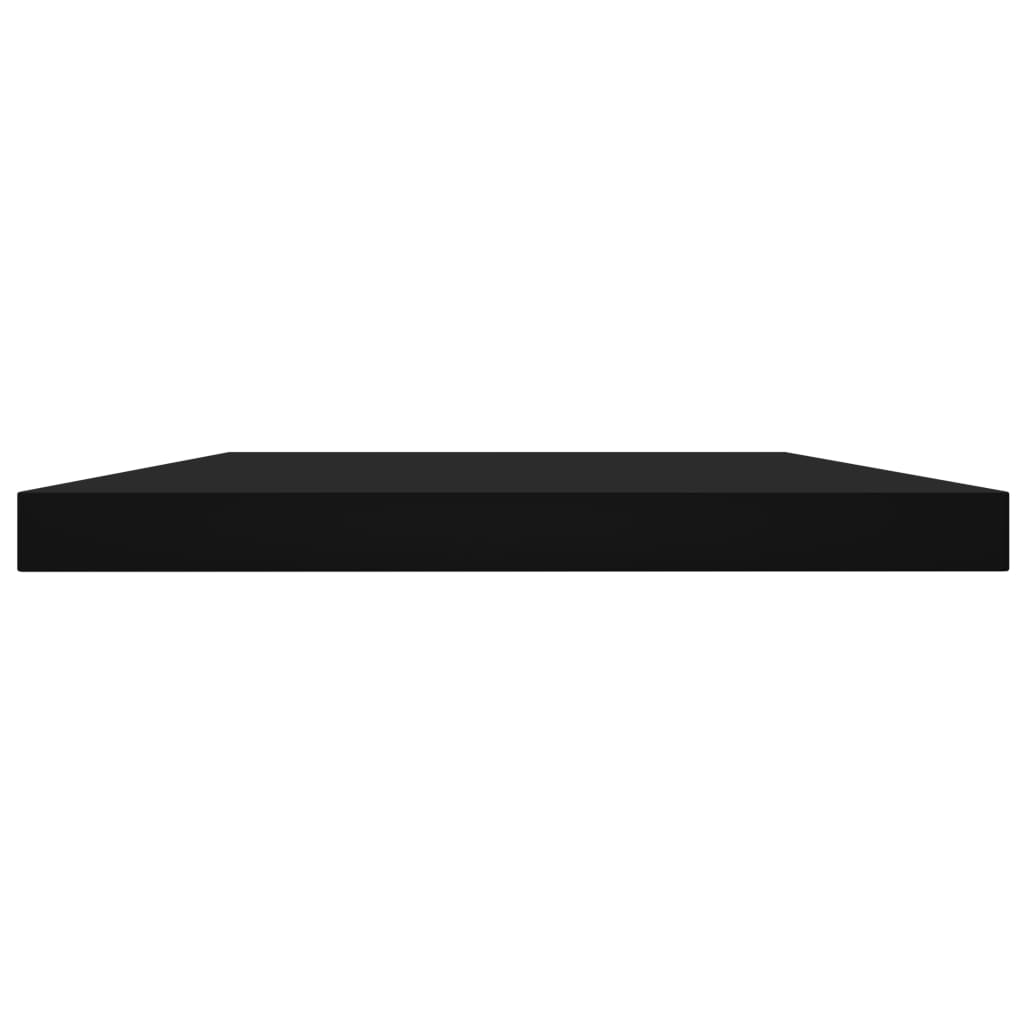 Estantes para estantería 8 uds negro 60x10x1,5 cm vidaXL