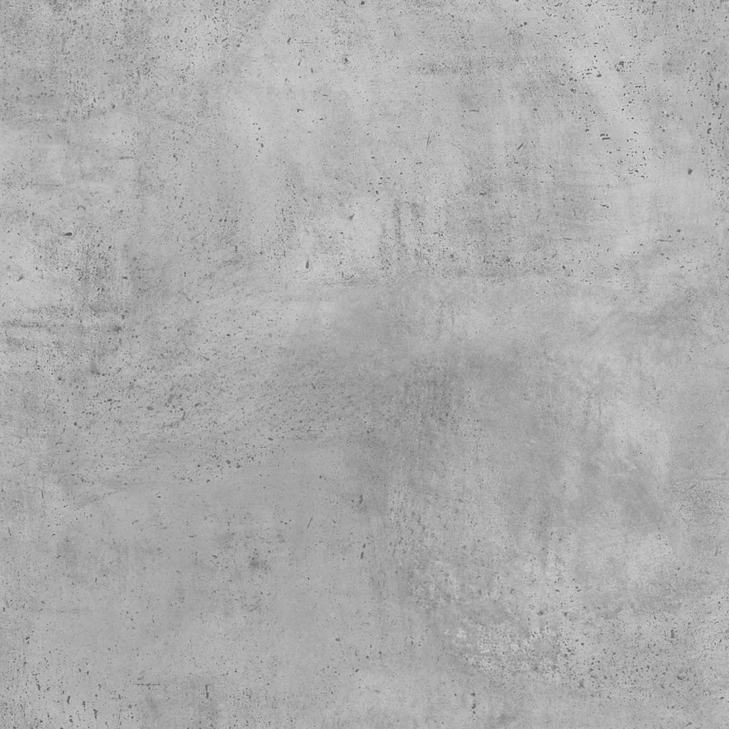 Estante estantería 8uds gris hormigón 80x10x1,5cm vidaXL