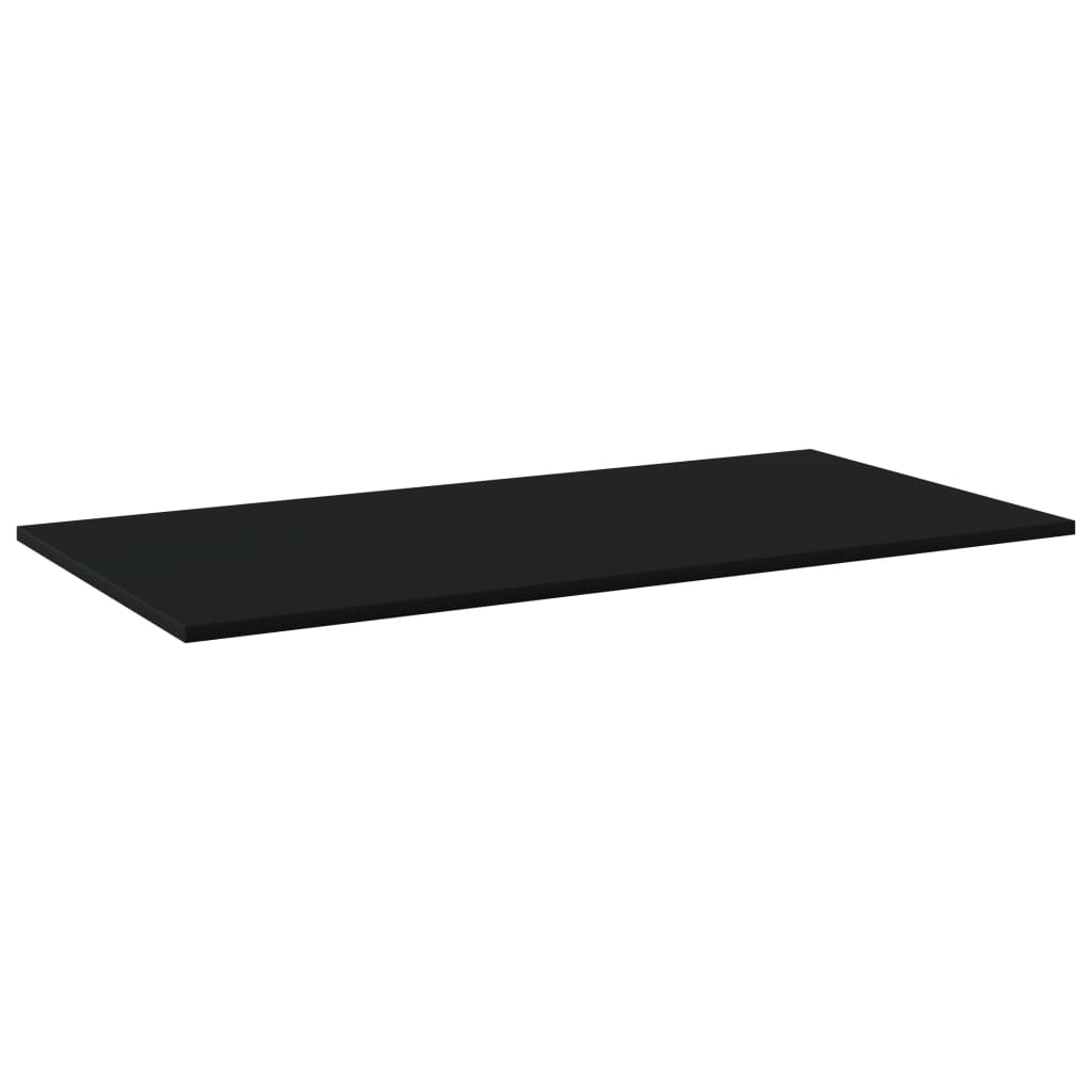 Estantes para estantería 4 uds negro 80x20x1,5 cm vidaXL