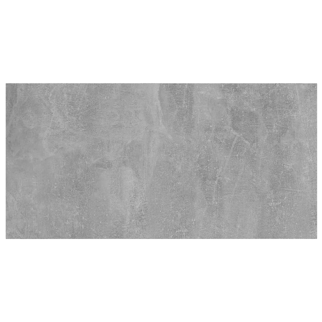 Estante estantería 8uds gris hormigón 80x30x1,5cm vidaXL