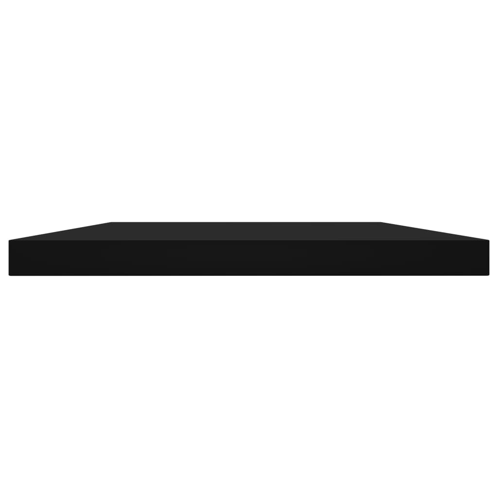 Estantes para estantería 4 uds negro 100x20x1,5cm vidaXL