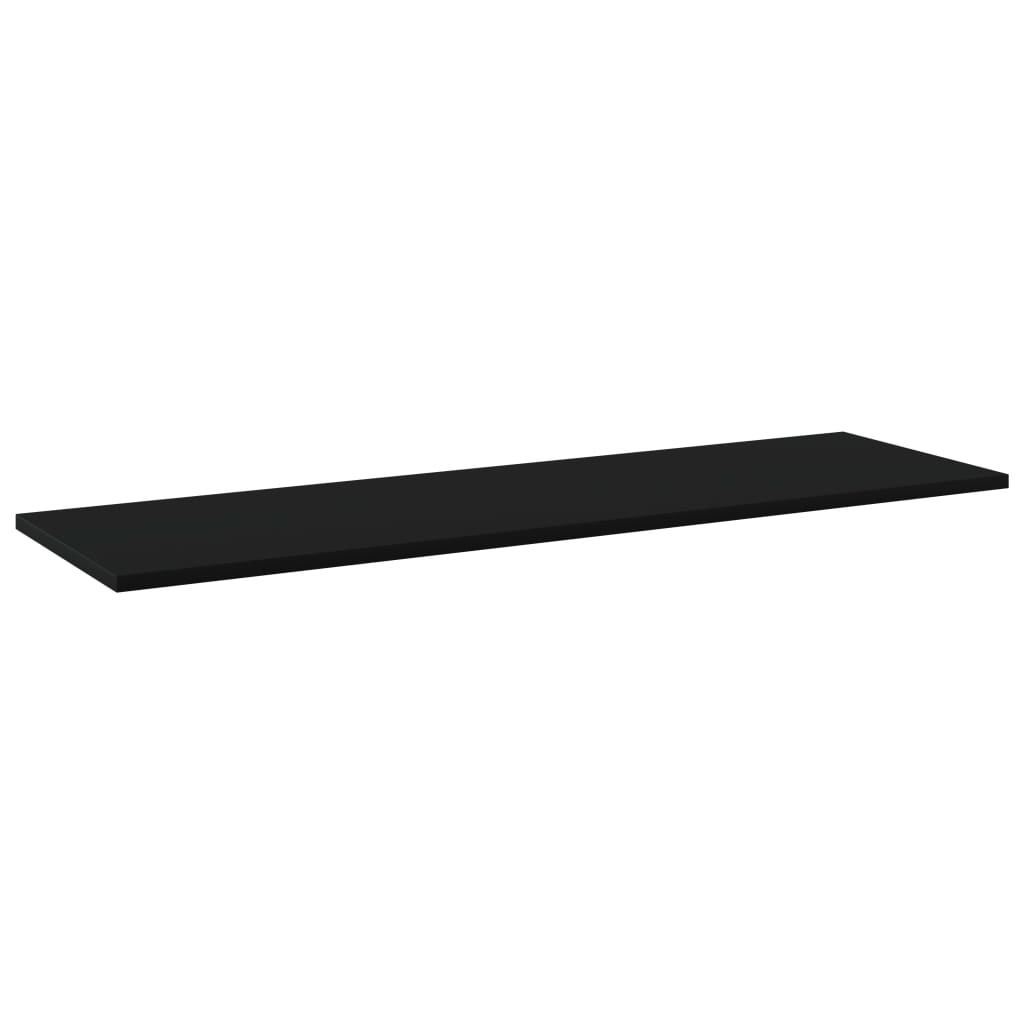 Estantes para estantería 4 uds negro 100x30x1,5cm vidaXL