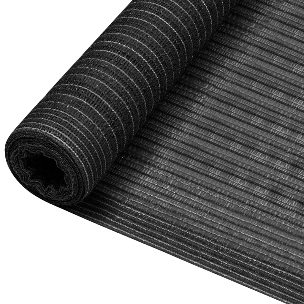 Vetonek Red de privacidad HDPE gris antracita 1x10 m 75 g/m²