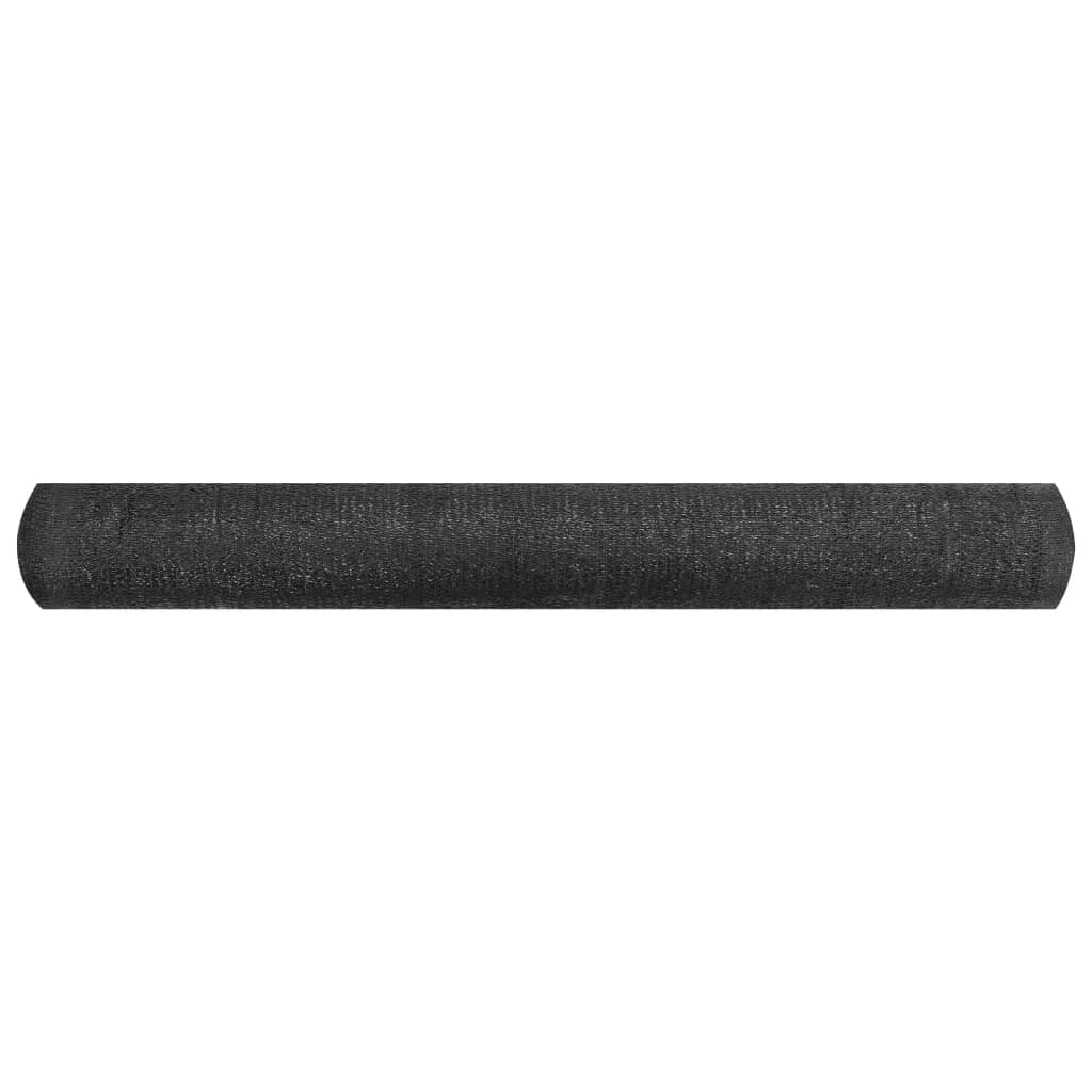 Red de privacidad HDPE negro 3,6x10 m 150 g/m² - Vetonek