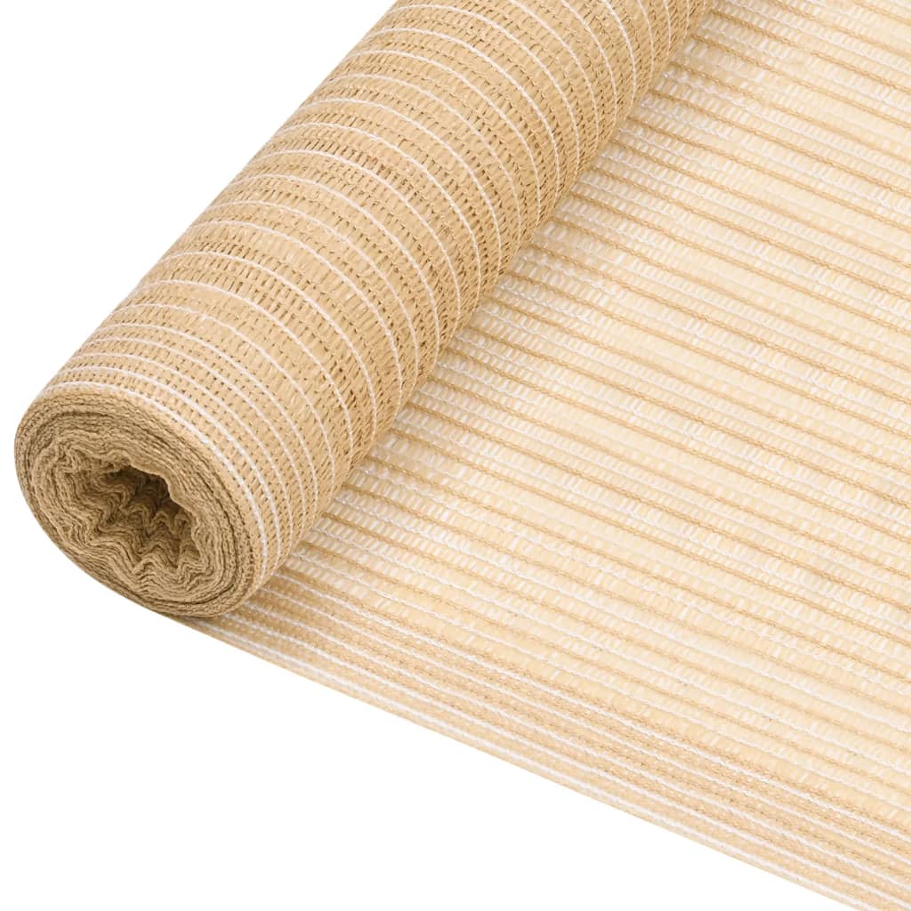 Vetonek Red de privacidad HDPE beige 1,2x25 m 75 g/m² 