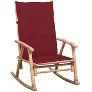 Rocking chair with bamboo cushion V8369 Vetonek