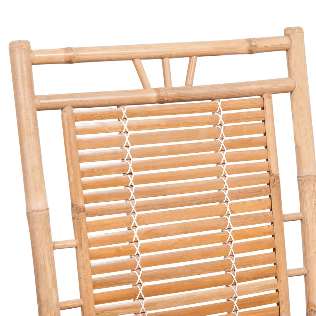 Rocking chair with bamboo cushion V8376 Vetonek