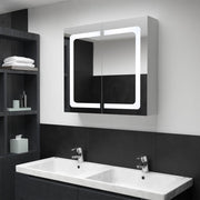 Mueble de baño con espejo led 80x12,2x68 cm v0350 Vetonek