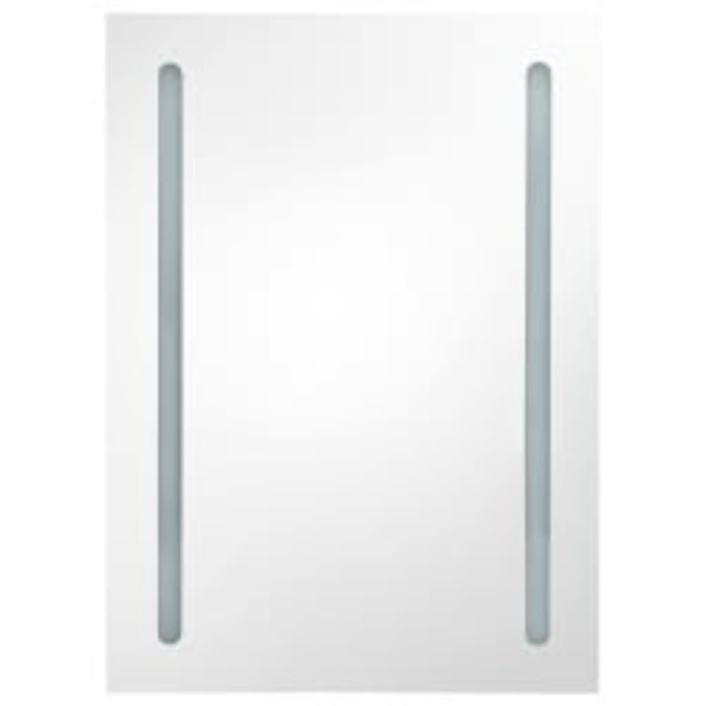 Mueble de baño con espejo led 50x13x70 cm v0367 - Vetonek