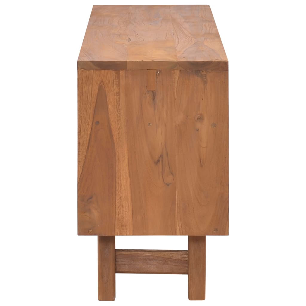 Mueble para TV de madera maciza de mango 110x30x50 cm