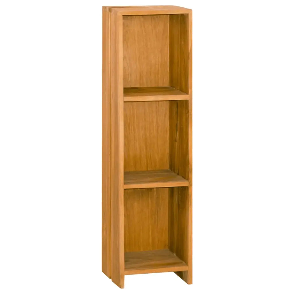 Vetonek Estantería librería de madera maciza de teca 30x30x110 cm