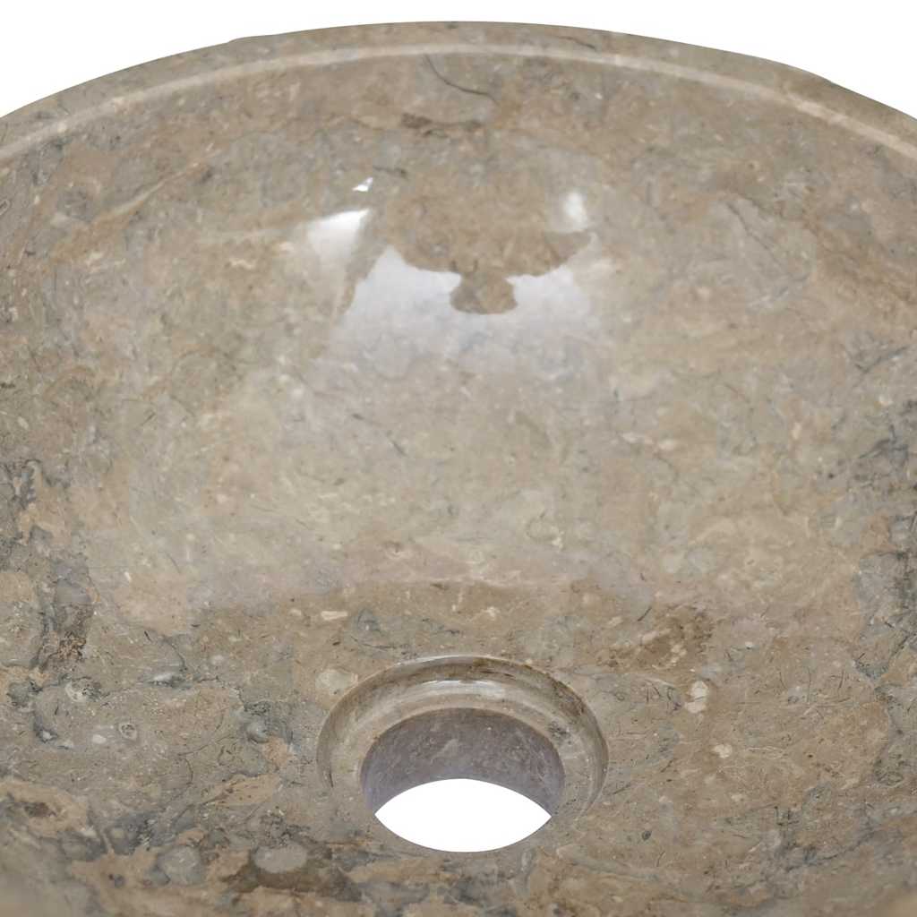 Lavabo gris mármol ø40x12 cm v0695 - Vetonek