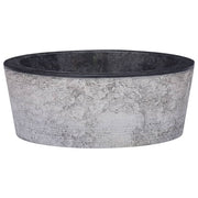 Lavabo mármol negro ø40x15 cm v0893 Vetonek