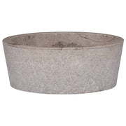 Lavabo gris mármol ø40x15 cm v0909 Vetonek