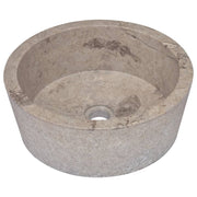Vetonek Lavabo gris mármol Ø40x15 cm