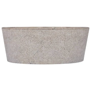 Lavabo gris mármol Ø40x15 cm - Vetonek