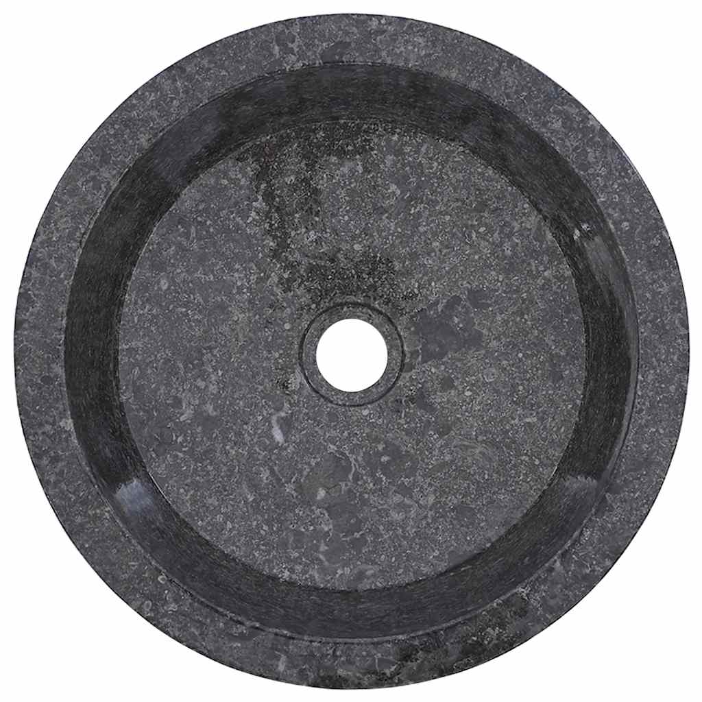 Lavabo gris mármol Ø40x15 cm - Vetonek