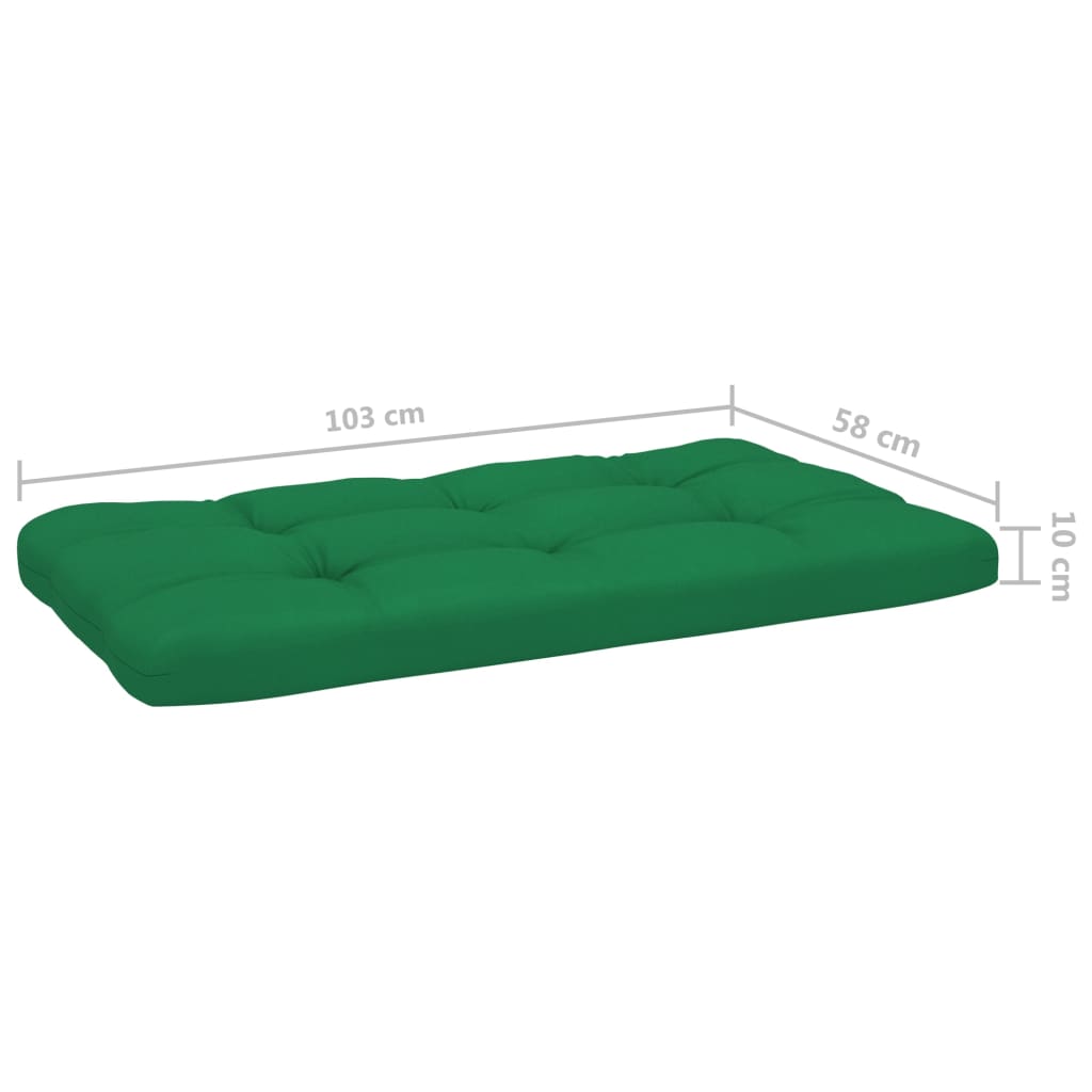 Sofá de jardín esquina de palets madera pino impregnada blanco vidaXL