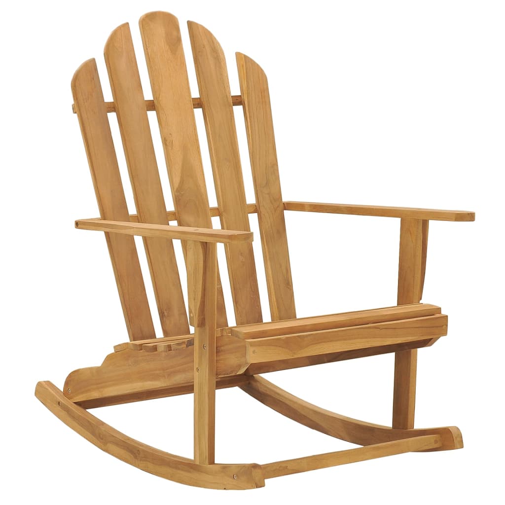 Vetonek Mecedora Adirondack de madera de teca maciza